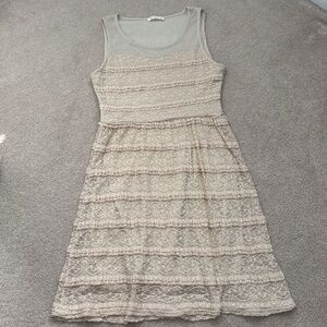 Lace Beige dress